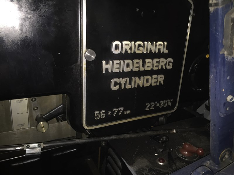 Heidelberg Cylinder SBG 