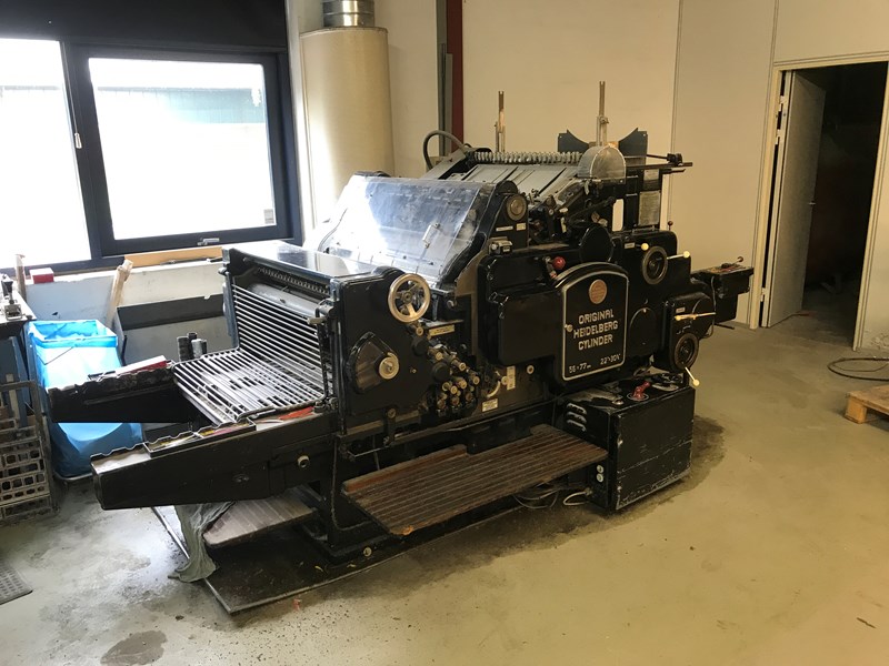 Used Heidelberg Cylinder SBG 56 X 77 Cm year 1966 PressCity