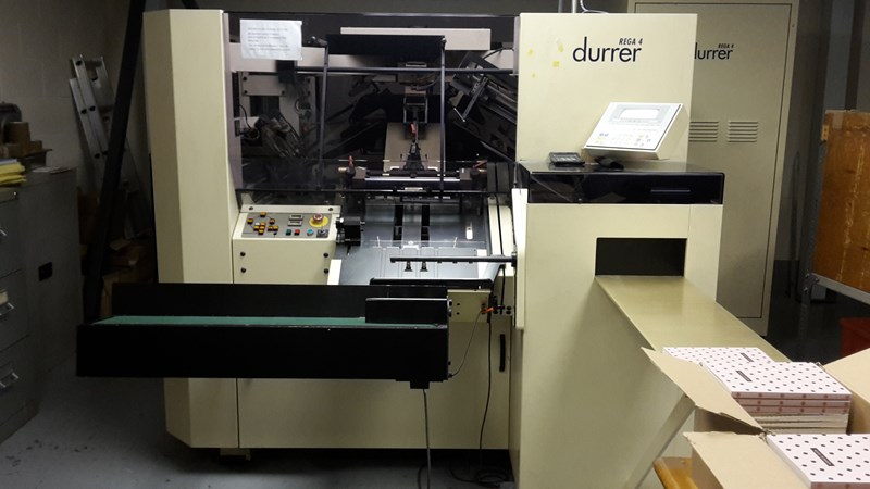 Durrer Rega 4 Fully Automatic Indexing Machine