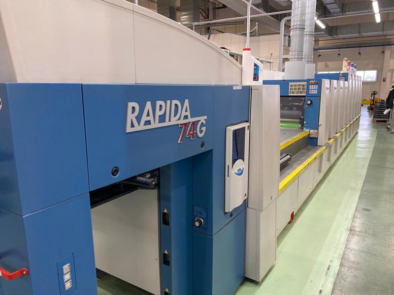 5 Color Used Kba Rapida 74g 5l T T L Cx Alv 2 Dry Offset Year 06 With Uv Presscity