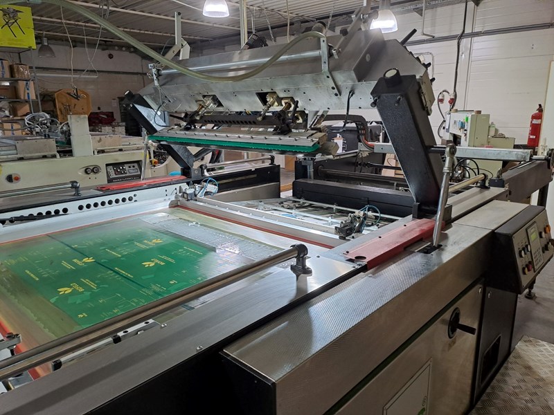 Sps Machine Used SPS VITESSA XP STOP Cylinder Screen Printing Machine year 2010 ...