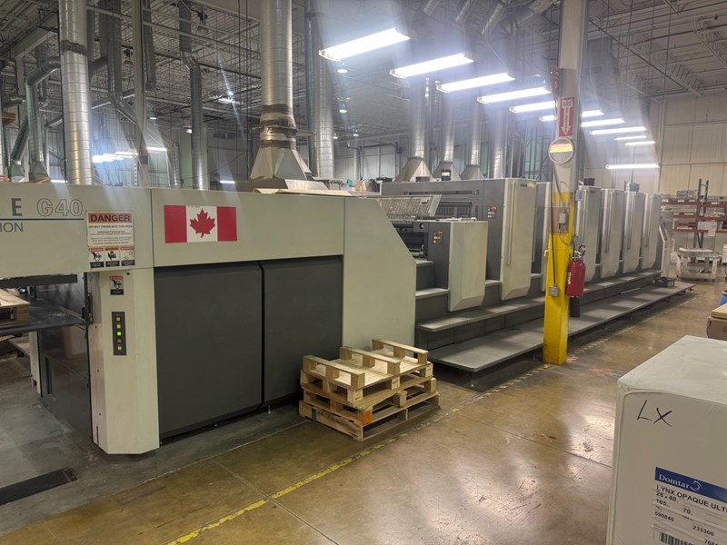 6 color Used Komori Lithrone GL640-+LX HUV year 2011 with UV | PressCity