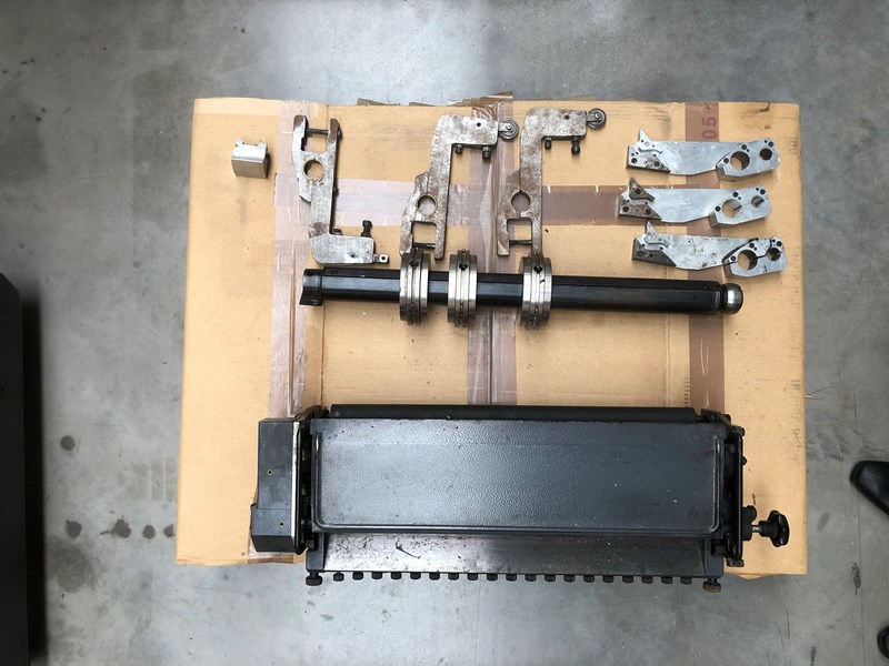 Used Heidelberg GTO 52, Numbering and perforation unit (N+P