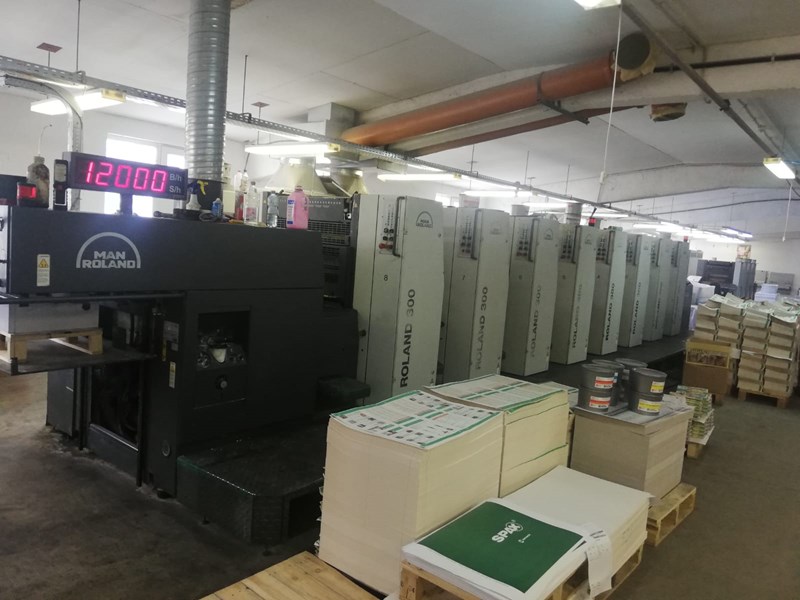 Man Roland 142 8 color Used 2002 Man Roland R308 N eight colour offset year 2002 ...