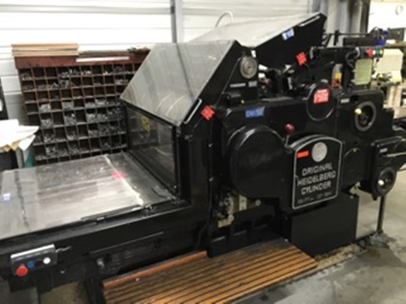 Used Heidelberg Cylinder SBG 56x77 year 1964 PressCity