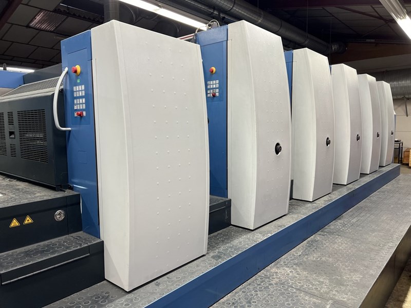 5 color Used KBA Rapida 105-5+L FAPC ALV2 CX year 2019 with UV | PressCity