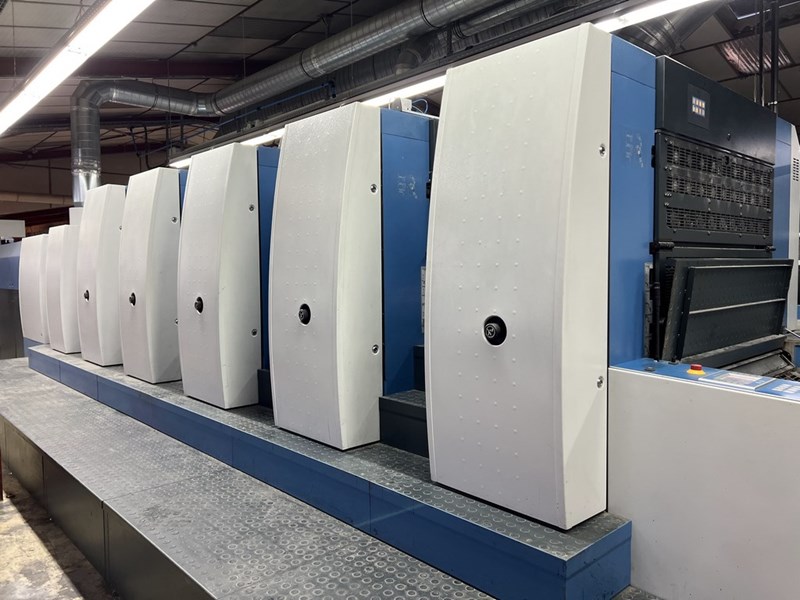 5 color Used KBA Rapida 105-5+L FAPC ALV2 CX year 2019 with UV | PressCity