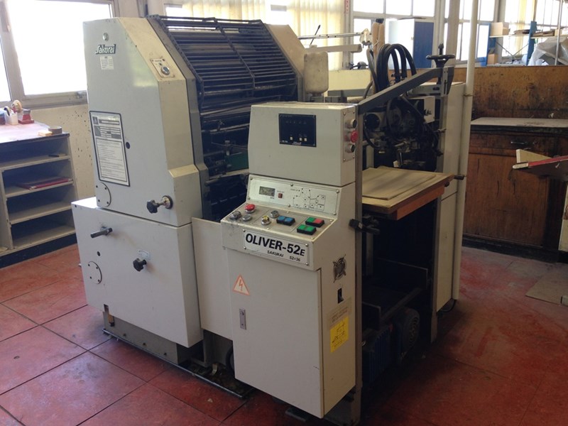 1 color Used Sakurai OL-52 E year 1993 | PressCity