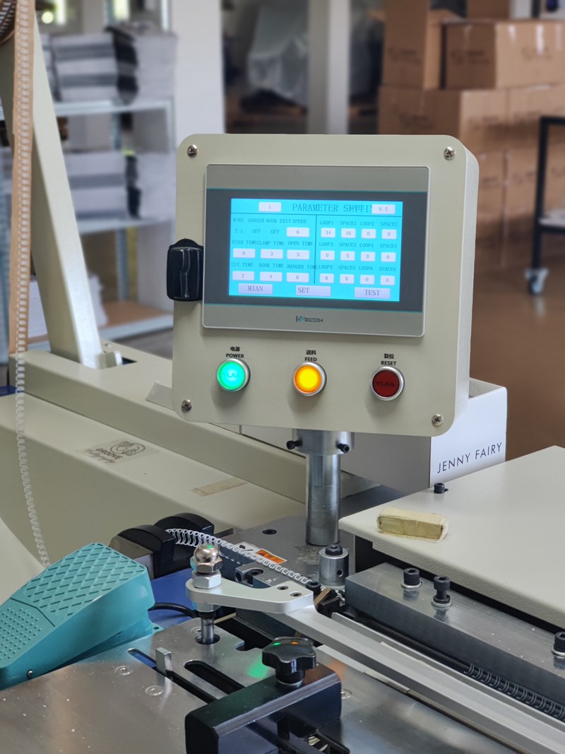 Used HB-520A Semi - Auto Double Wire Binding Machine HB-520A year 2022 ...