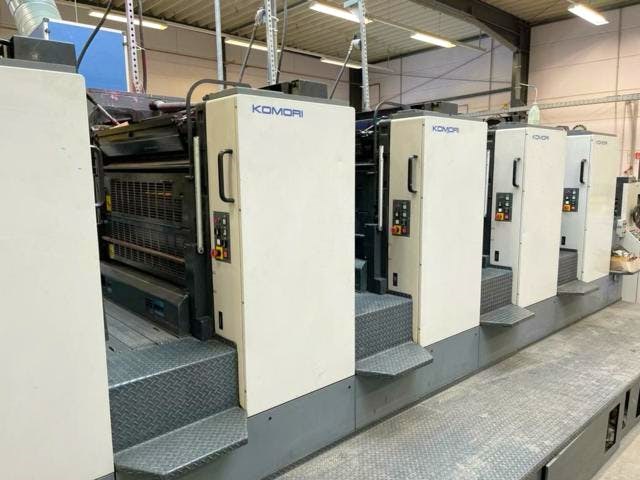6 color Used Komori Lithrone L640+C year 2000 | PressCity