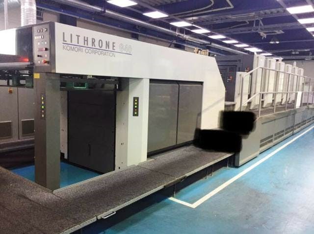 6 color Used Komori Lithrone GL 640 H+CX year 2014 | PressCity