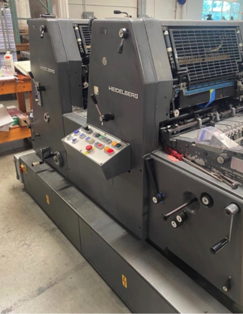 2 color Used Heidelberg GTO 52Z year 1989 | PressCity