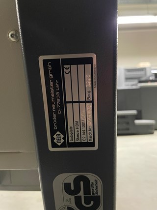 Used Heidelberg GTO 52, Numbering and perforation unit (N+P