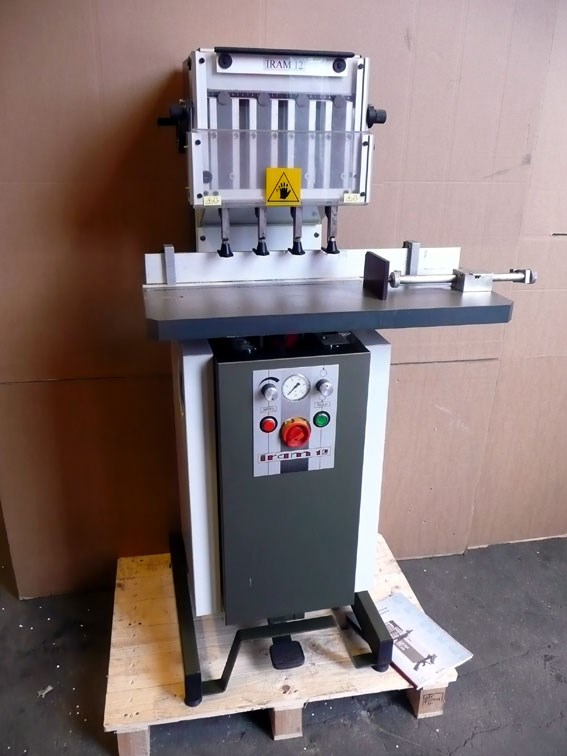 Used Iram12 4,head paper drilling machine year 1997 PressCity