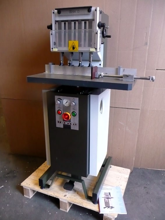 Used Iram12 4,head paper drilling machine year 1997 PressCity
