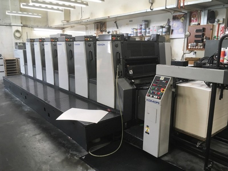 6 color Used Komori Lithrone L628 EH year 2001 | PressCity