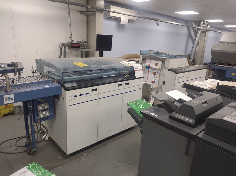 Used Hunkeler CS6, UW6 dual cut continuous roll feed sheeter | PressCity