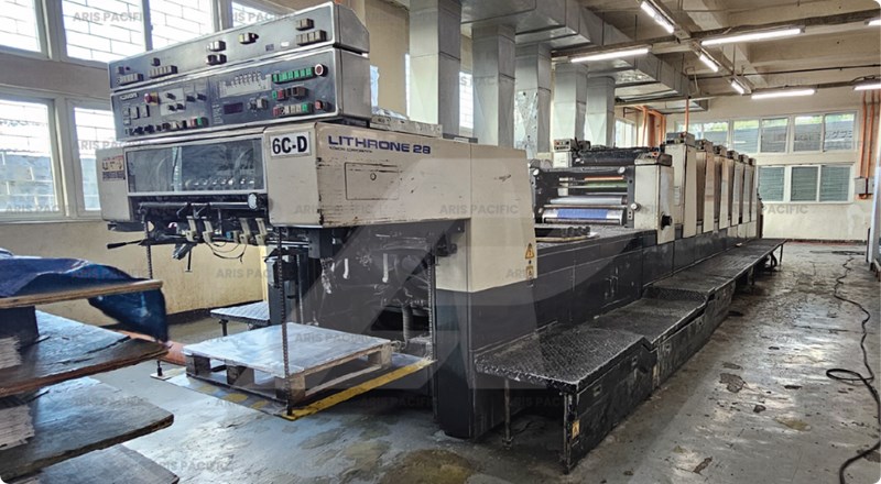 6 color Used Komori Lithrone L628-L year 1996 | PressCity