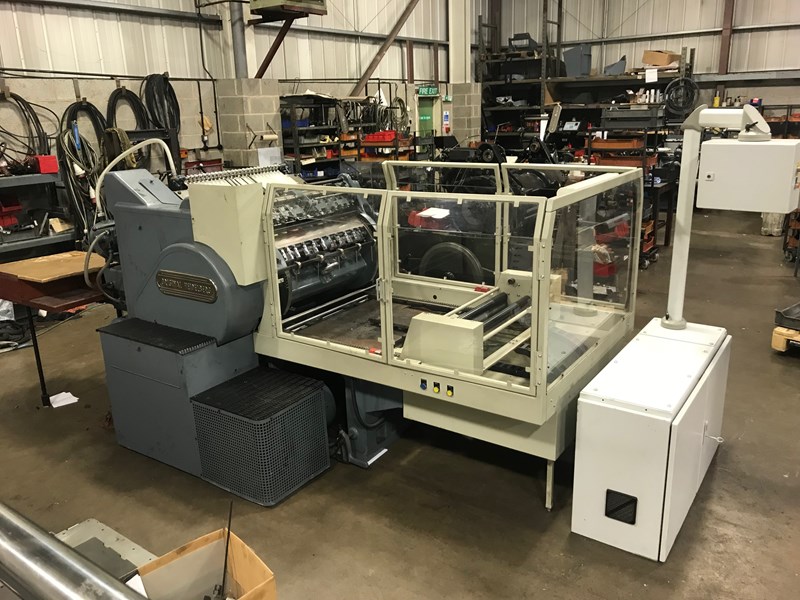 Used Heidelberg SBB 570mm x 820mm Cylinder Foil Blocking Machine