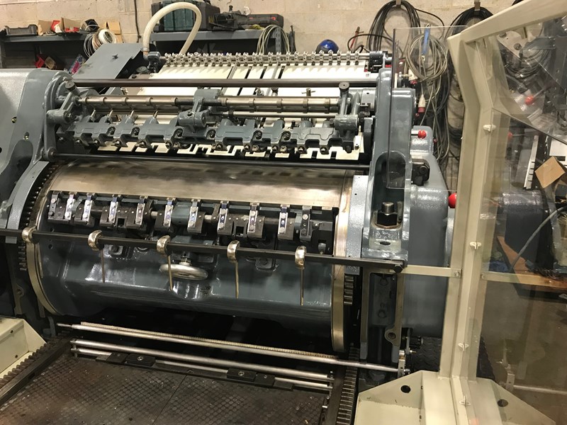 Used Heidelberg SBB 570mm x 820mm Cylinder Foil Blocking Machine