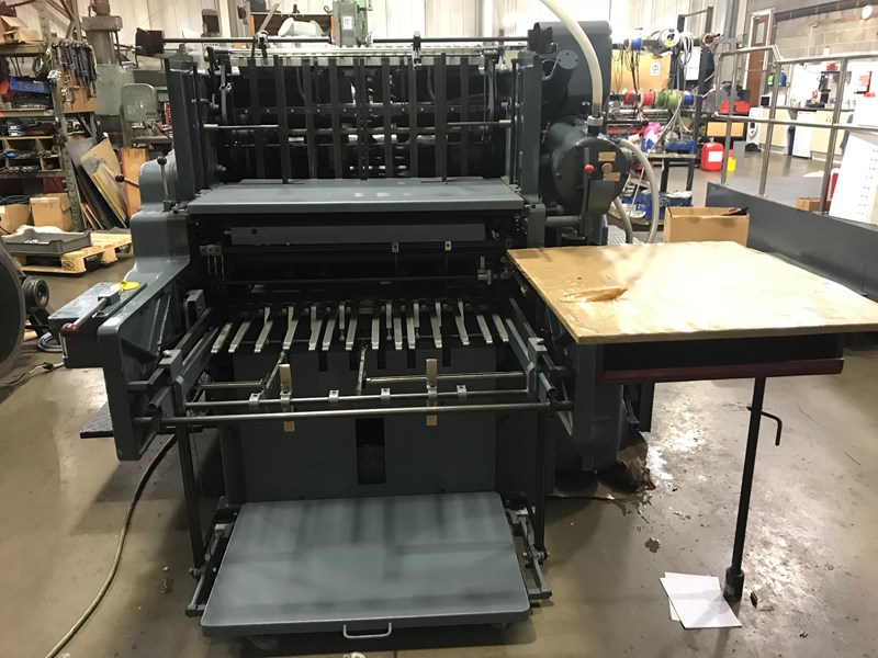 Used Heidelberg SBB 570mm x 820mm Cylinder Foil Blocking Machine