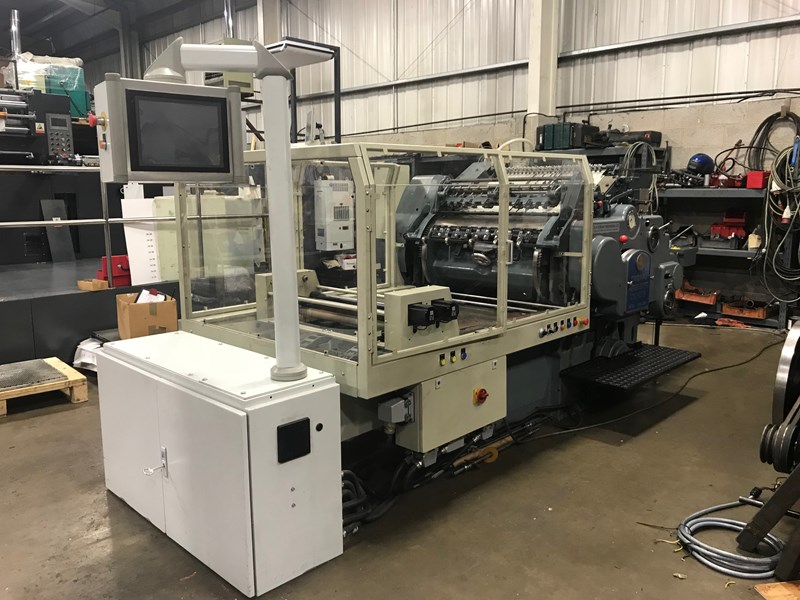 Used Heidelberg SBB 570mm x 820mm Cylinder Foil Blocking Machine
