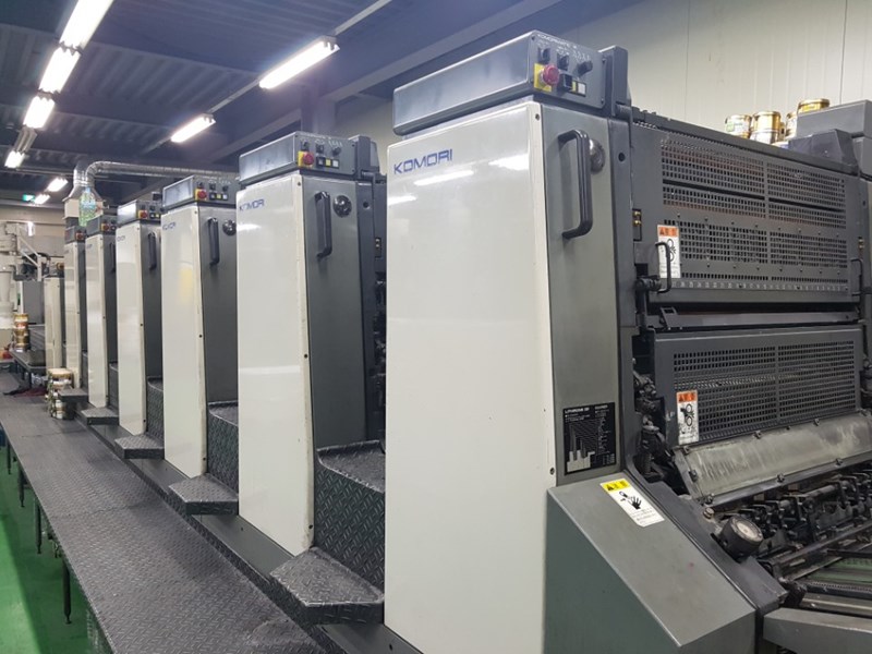 6 color Used KOMORI LITHRONE L 632+C year 2001 | PressCity