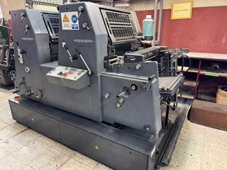 2 color Used Heidelberg GTO 46 ZP NUMBERING | PressCity