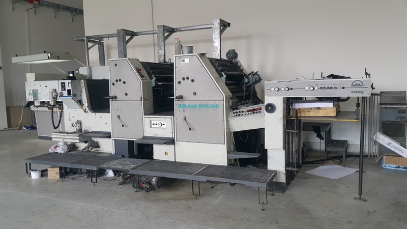 2 color Used Man Roland Rekord RZK 3B E year 1992 | PressCity