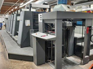5 color Used Heidelberg Speedmaster CD 74 5+L (C) year 2006
