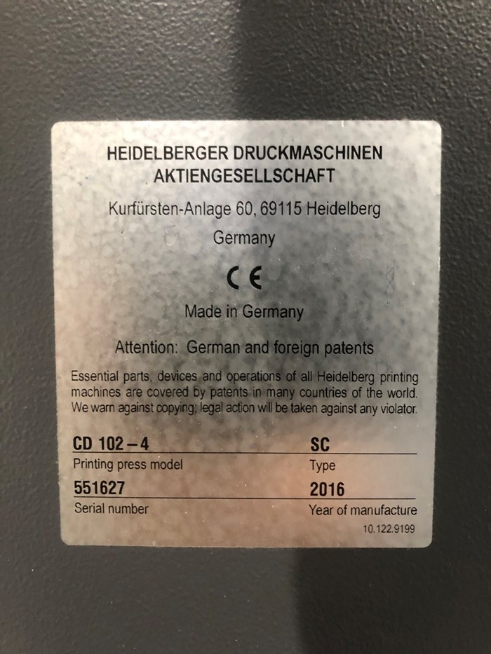 Heidelberg CD 102-4