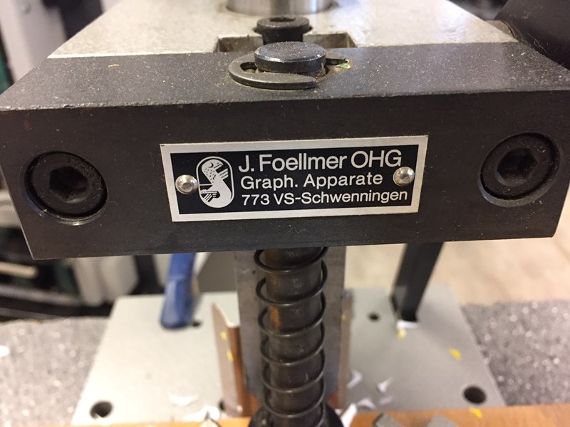 Used Foellmer Edge Rounder PressCity