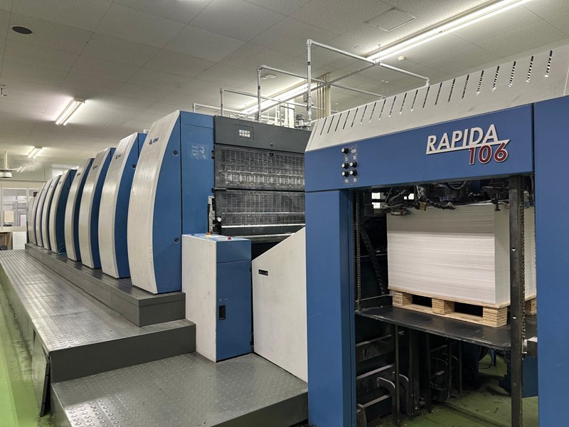 8 color Used KBA RAPIDA 106-8-SW year 2014 | PressCity