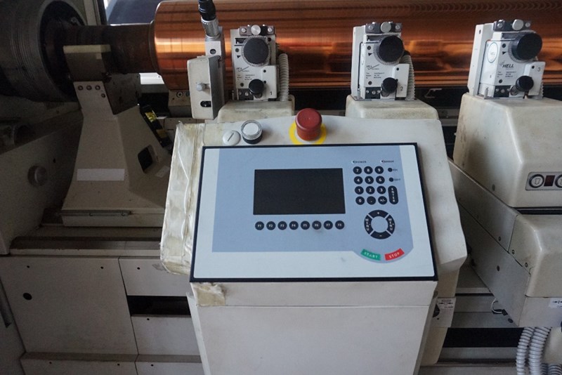 Used Hell Gravure Systems HelioKlischograph K406 9Head Publication