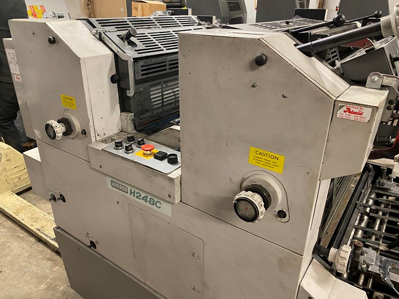 2 color offset press