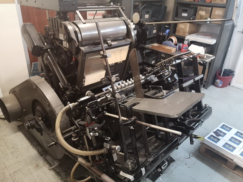 Used Heidelberg GT Platen Converted to Die Cutting year 1964 PressCity