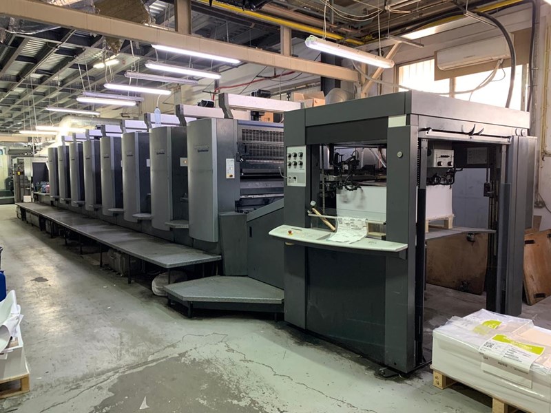 8 color Used Heidelberg SM 102 8P Eight Colour Offset Press year 2006