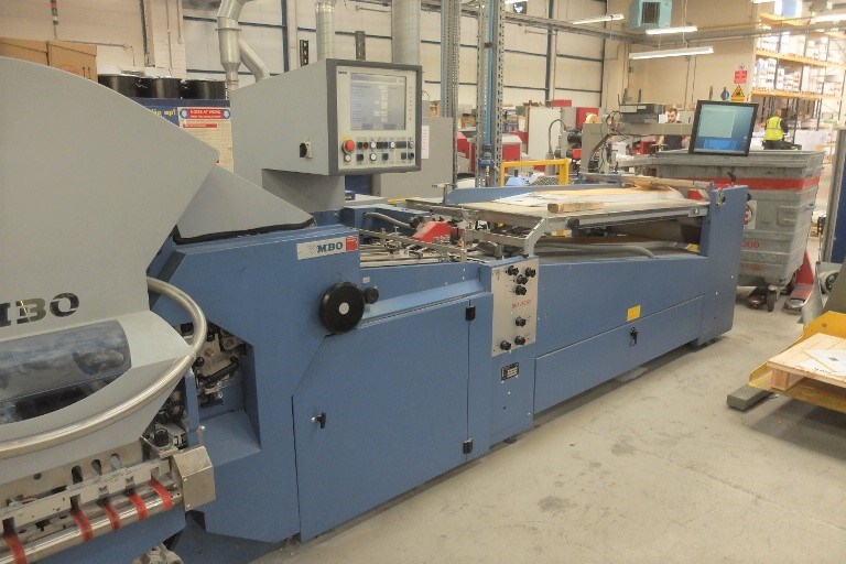 MBO K800 2SKTLT 6 Fully Automatic Folding Machine with Navigator Control 