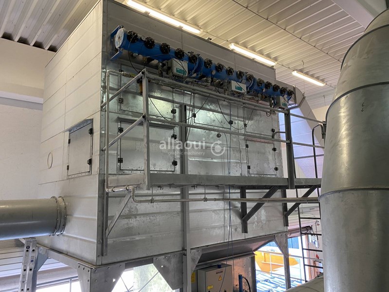 Used Höcker Polytechnik Papierabsaugung / Paper Extraction System year ...