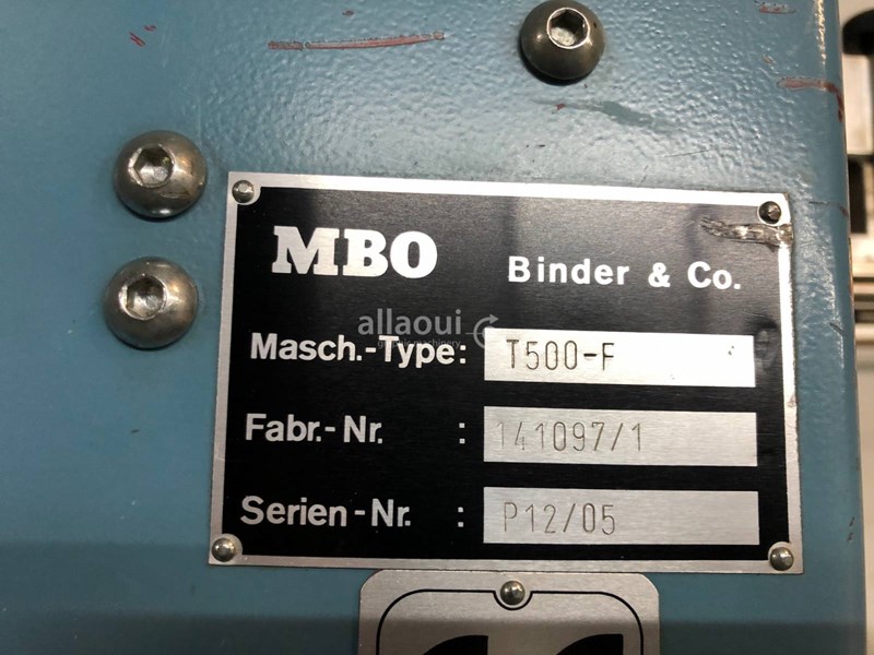 Mbo Panel Used MBO T 500-4 year 1997 | PressCity