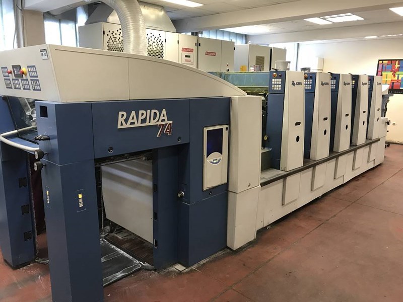 KBA Rapida 74-5 Straight machine