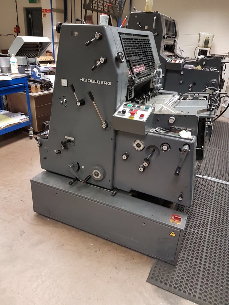 Heidelberg gto 52 single color Heidelberg gto 52 single color press – Bjerringbro-Silkeborg ...