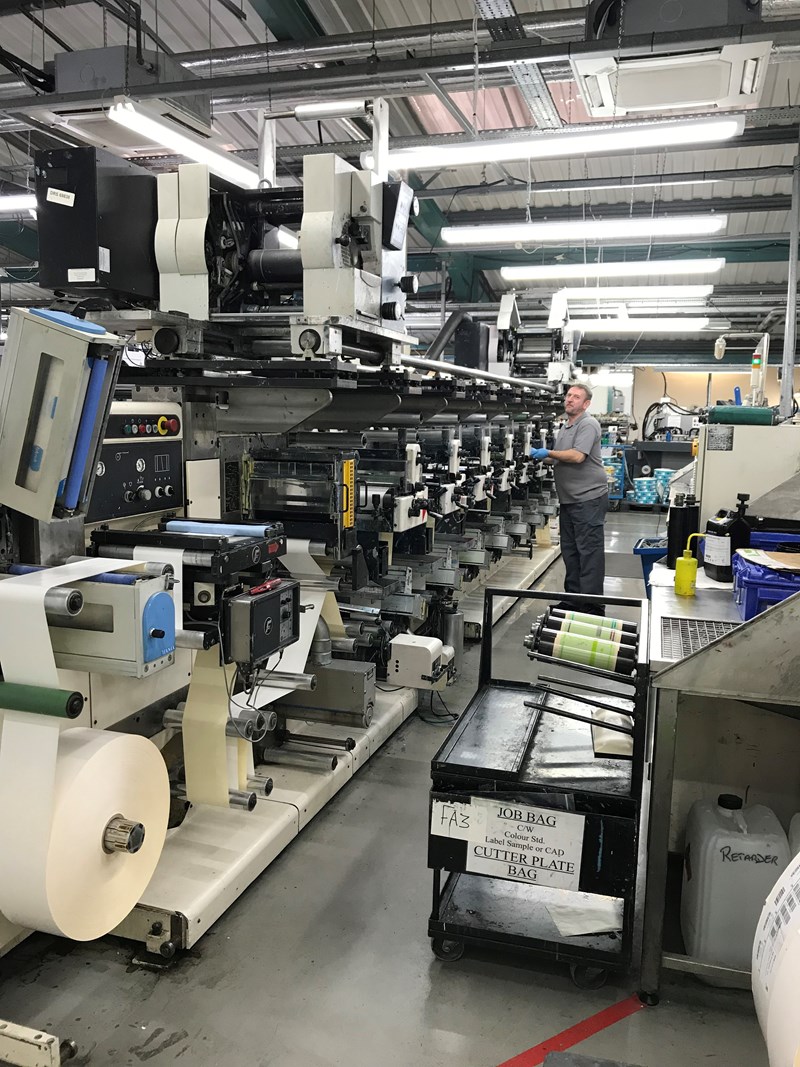 Nilpeter 500 Series 8 Colour Label Press 