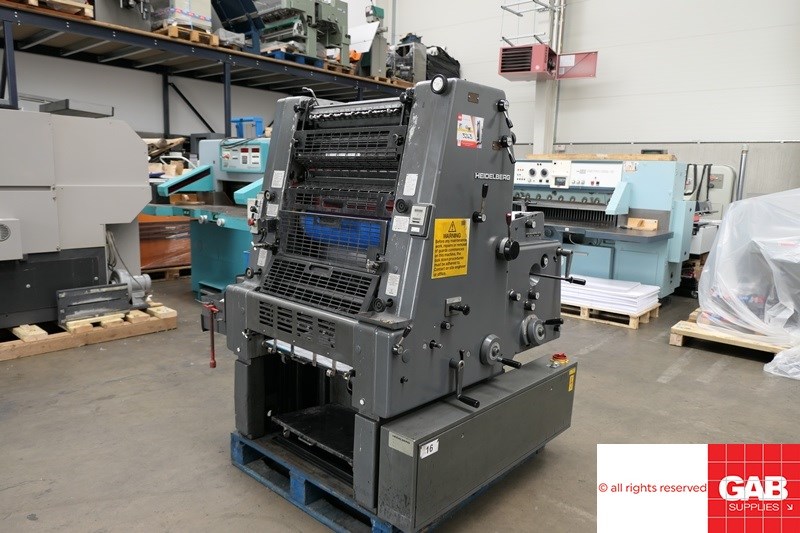 1 color Used Heidelberg GTO 52 year 1988 | PressCity