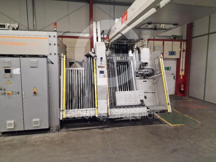 Used GAMMERLER SV500 VERTICAL LOG STACKER WITH PL500 PALLETISER year ...