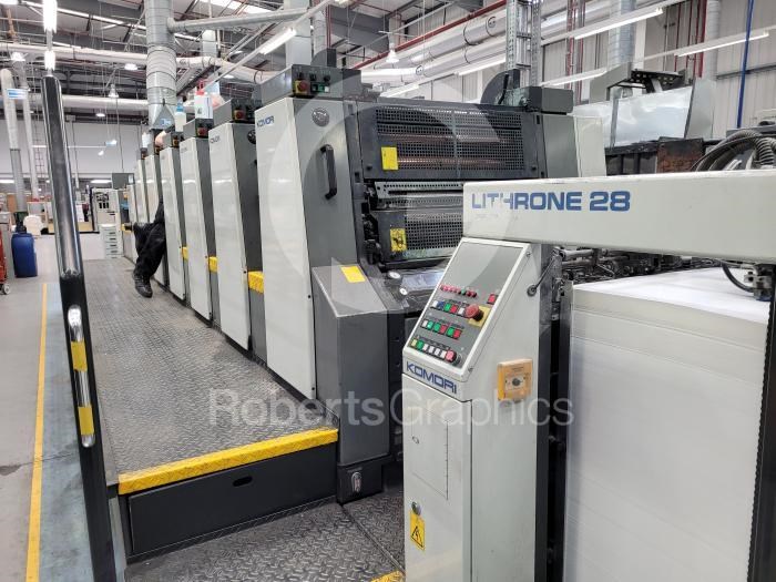 6 color Used KOMORI LITHRONE L 628 C ED year 1999 | PressCity