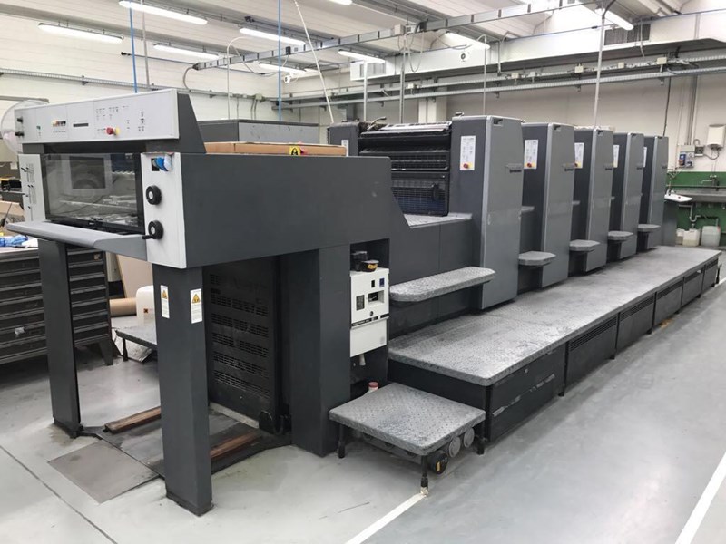 5 color Used HEIDELBERG SM 74 5 P3 H year 2002 | PressCity